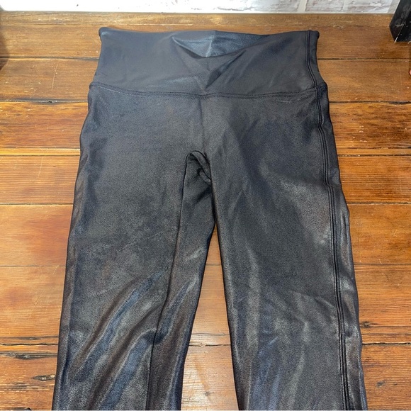 SPANX Black Leggings women’s large - Picture 3 of 4